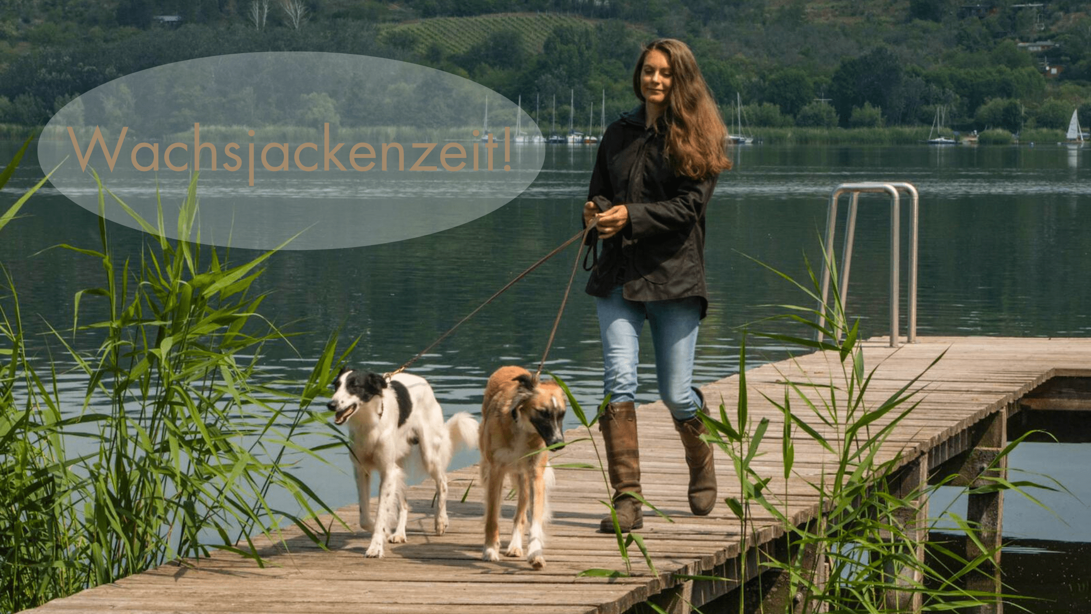 Wachsjacke für Damen mit Kapuze